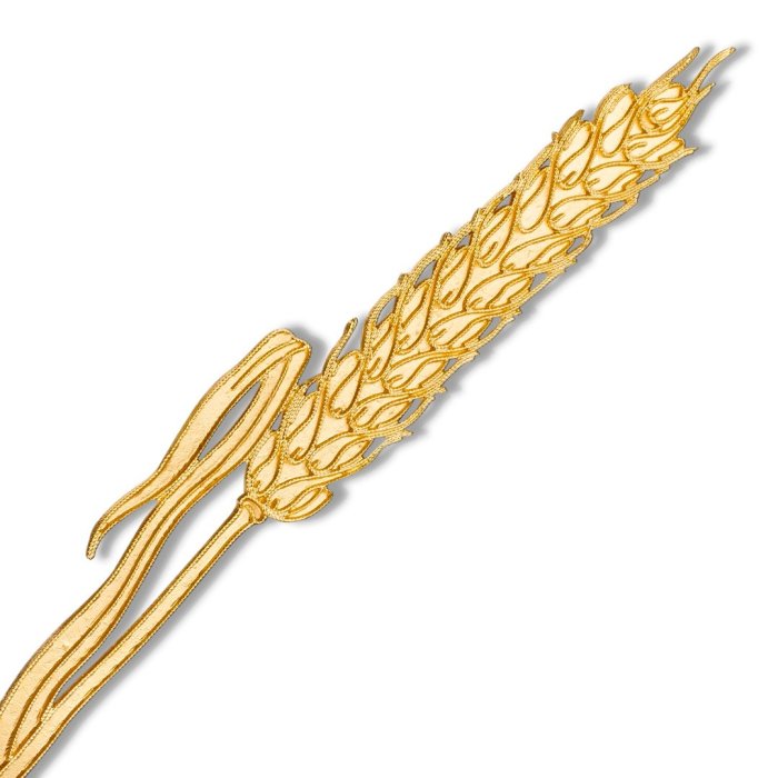 Брошь из золота Т.Полякова "Пшеница" (Арт.41580)