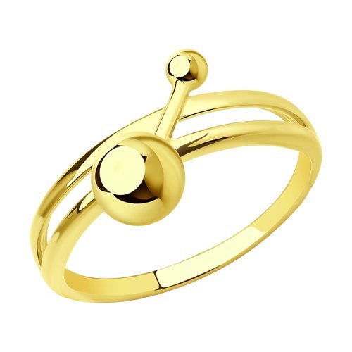Кольцо из желтого золота (Арт.018930-2)