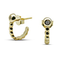 Серьги Серебряные крылья (Арт.022027849gp_kubcirkonii)
