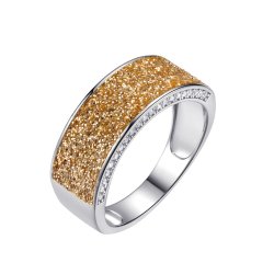 Кольцо из серебра с фианитом (Арт.gl-r01771-x-w-g-x-w)
