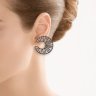 Серьги из золота с бриллиантом (Арт.7896985_sr_yg)