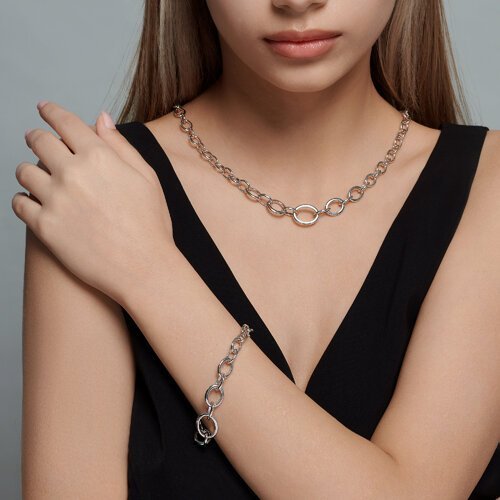 Колье из серебра (Арт.94070354)