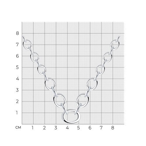 Колье из серебра (Арт.94070354)