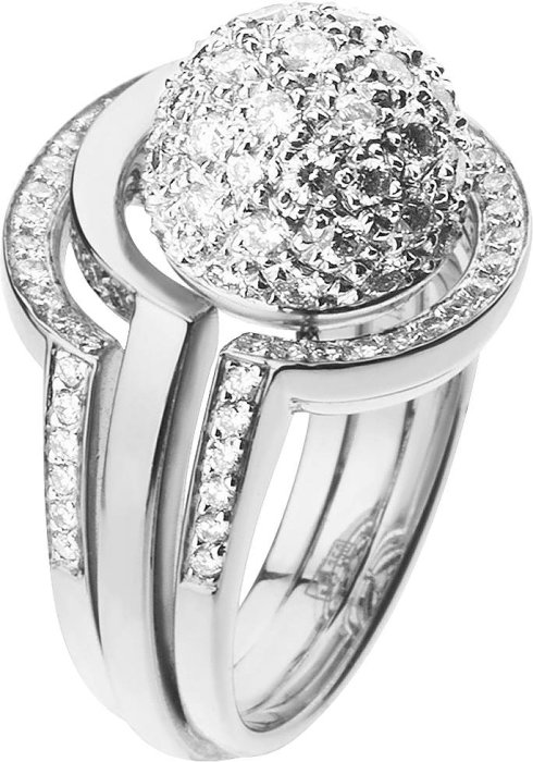 Кольцо из белого золота с бриллиантом (Арт.rg_5150_w00)