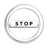 Кольцо из серебра с эмалью «STOP-сигнал» SOKOLOV (арт.94-110-02382-1)