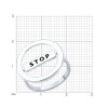 Кольцо из серебра с эмалью «STOP-сигнал» SOKOLOV (арт.94-110-02382-1)