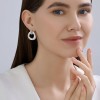 Серьги из серебра 925 без вставок «Вихрь линий» SOKOLOV (арт.94-122-02662-1)