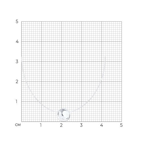 Колье на леске из серебра (Арт.94-170-02169-1)