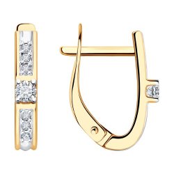 Серьги из золота с фианитами (Арт.51-120-02029-1)