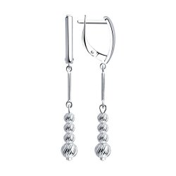 Серьги из серебра (Арт.94-121-01609-1)