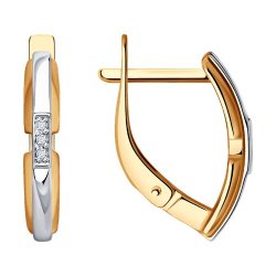 Серьги из золота с бриллиантами (Арт.51-220-01831-1)