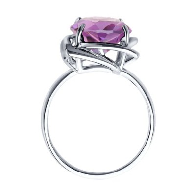 Кольцо из серебра с аметистом «Лаванда грёз» Соколов (арт.94-310-00985-2)