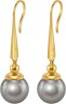 Серьги с жемчугом «Beautiful 30G» серебро, Rivoli (арт.AAS-16-12-30-G)