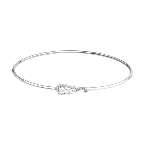 Браслет из белого золота с бриллиантами (Арт.1050296-3)