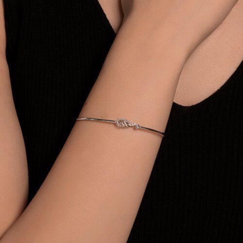 Браслет из белого золота с бриллиантами (Арт.1050296-3)