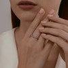 Кольцо из белого золота с бриллиантами и танзанитом «Ледяная Сирена» SOKOLOV (арт.6014)