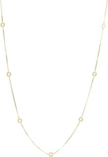 Ожерелье серебряное с золотым покрытием «Chains Eleganza» Rosato (арт.CL04)