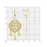 Серьги из желтого золота (Арт.53-121-02107-2)