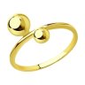 Кольцо из желтого золота (Арт.018932-2)