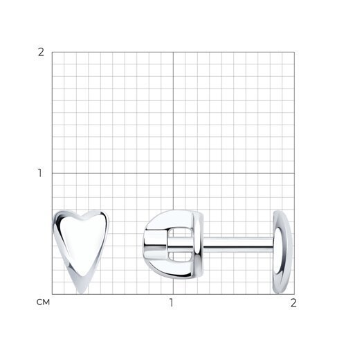 Серьги из серебра (Арт.94026095)