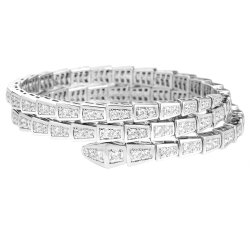 Браслет из серебра с фианитом (Арт.cz-b4553-1-x-w-x-x-w)