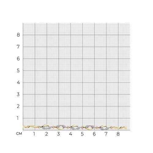 Браслет из золота с фианитами (Арт.051062)