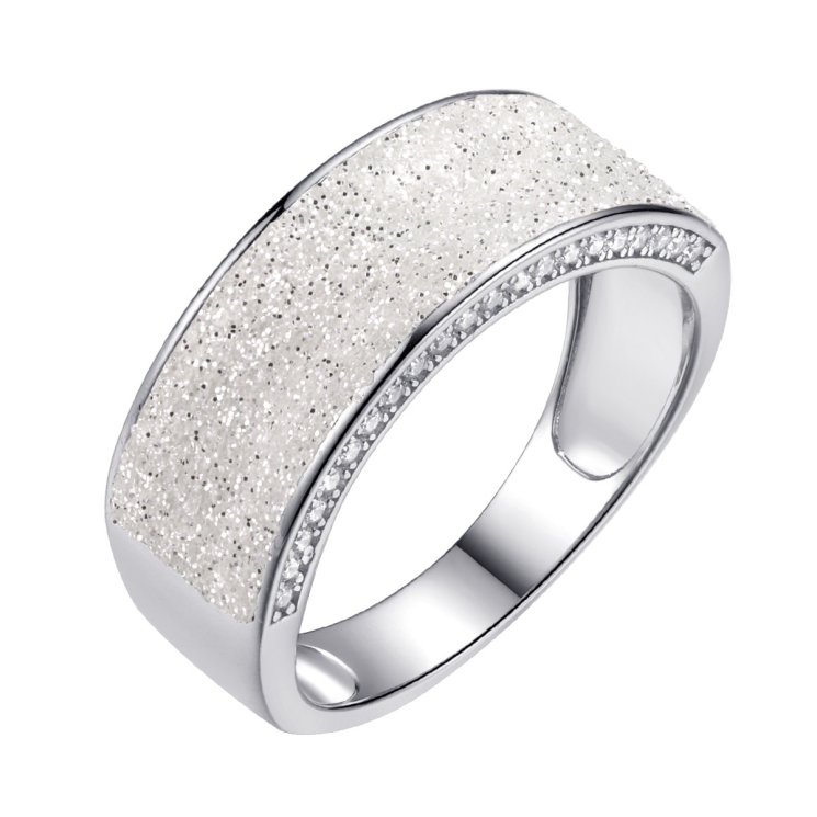 Кольцо из серебра с фианитом (Арт.gl-r01771-x-w-w-x-w)