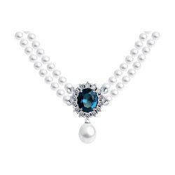 Колье из серебра с миксом камней (Арт.92070089) Колье из серебра с миксом камней (Арт.92070089)