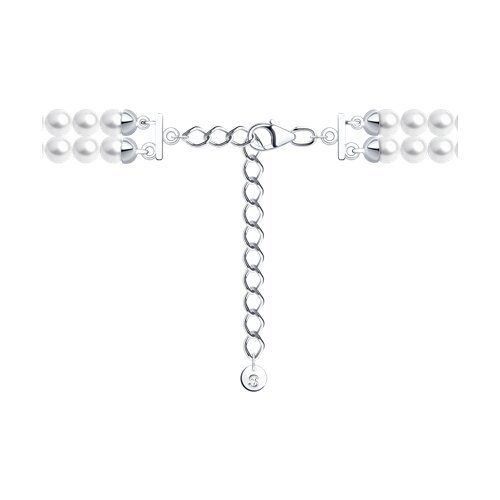 Колье из серебра с миксом камней «Морская Королева» Соколов (арт.92070089)