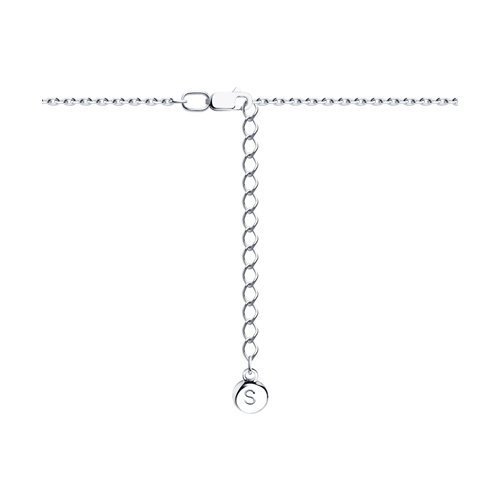 Колье из серебра с фианитами (Арт.94070355)