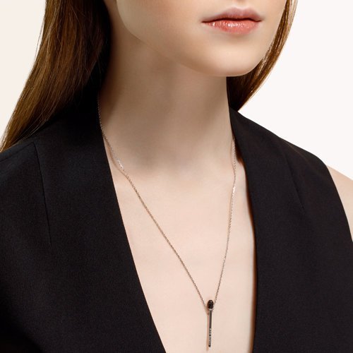 Колье из серебра с фианитами (Арт.94070355)