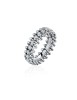 Кольцо с бриллиантами из белого золота «Elegance Spike» Estet (арт.01К6714094)