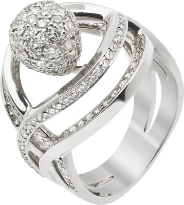 Кольцо из белого золота с бриллиантом (Арт.rg_5153_w00)