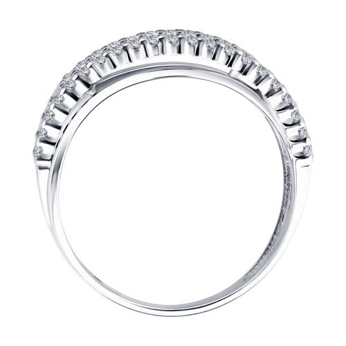 Кольцо из серебра с фианитами «Триумф сияния» Соколов (арт.94-110-00142-1)