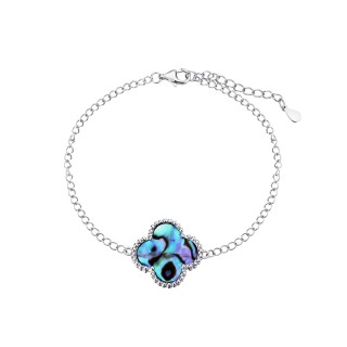 Браслет серебряный с жемчугом «Lucky Large» Fresh Jewelry (арт.TC-B00206-X-W-PSA-X-X)