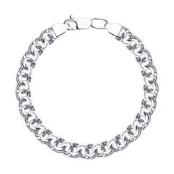 Браслет из серебра с алмазной гранью (Арт.965141204)