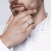 Кольцо обручальное из комбинированного золота с бриллиантом «Союз Времен» SOKOLOV (арт.1114007-01)