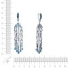 Серьги с бриллиантами и лондонским топазом «Океанский каскад» My Jewels (арт.ME32582-BL-LNBT_SR_DL_LT_WG)