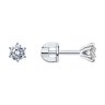 Серьги из белого золота с бриллиантами (Арт.9020021-66)