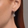 Серьги из серебра с фианитами «Северное сияние» Соколов (арт.9402)