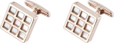 Запонки из ювелирного сплава с жемчугом (Арт.2-b-1022-13-s)