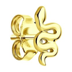 Серьга из желтого золота (Арт.170037-2)