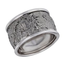 Серебряное кольцо BEAVERS без вставок 1294_ox
