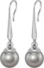 Серьги серебряные с жемчугом «Beautiful 30S» Rivoli (арт.AAS-16-12-30-S)