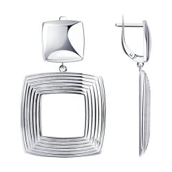 Серьги из серебра (Арт.94024201)
