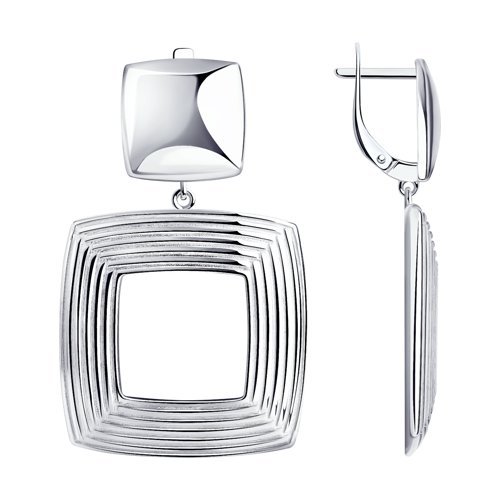 Серьги из серебра (Арт.94024201)