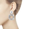 Серьги из серебра (Арт.94024201)