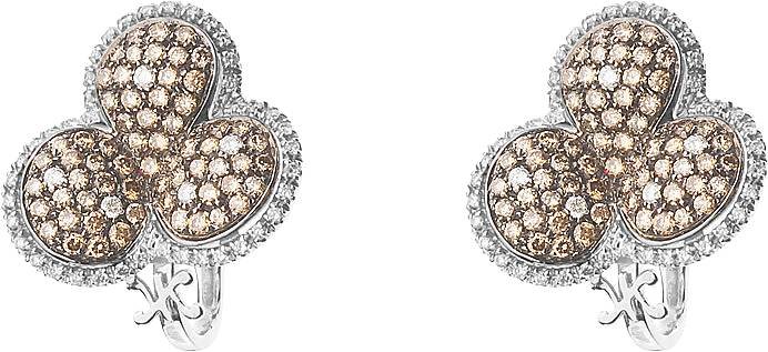 Серьги из белого золота с бриллиантом (Арт.o8108_m3_9295m)