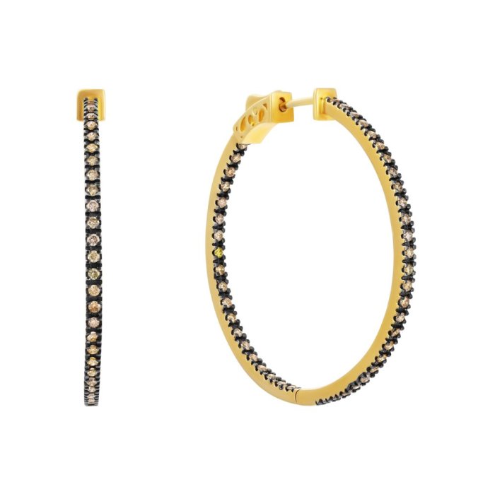 Серьги из золота с бриллиантом (Арт.7896997_dn_yg_sr_dn_yg)