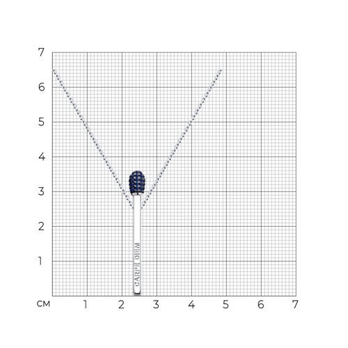 Колье из серебра с фианитами (Арт.94070356)